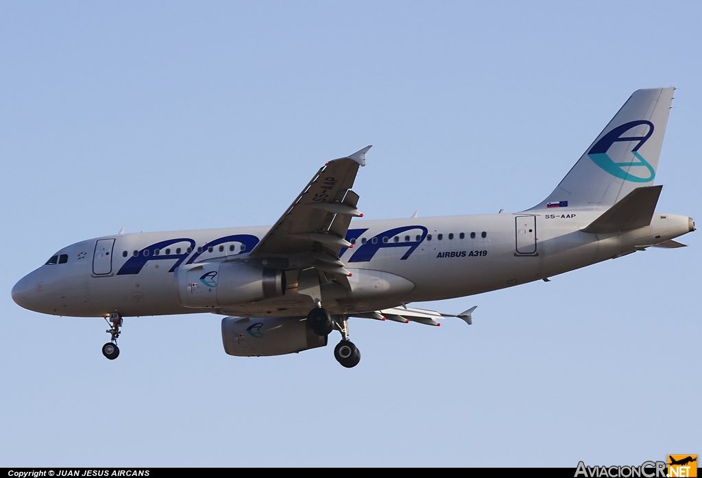 S5-AAP - Airbus A319-132 - Adria Airways