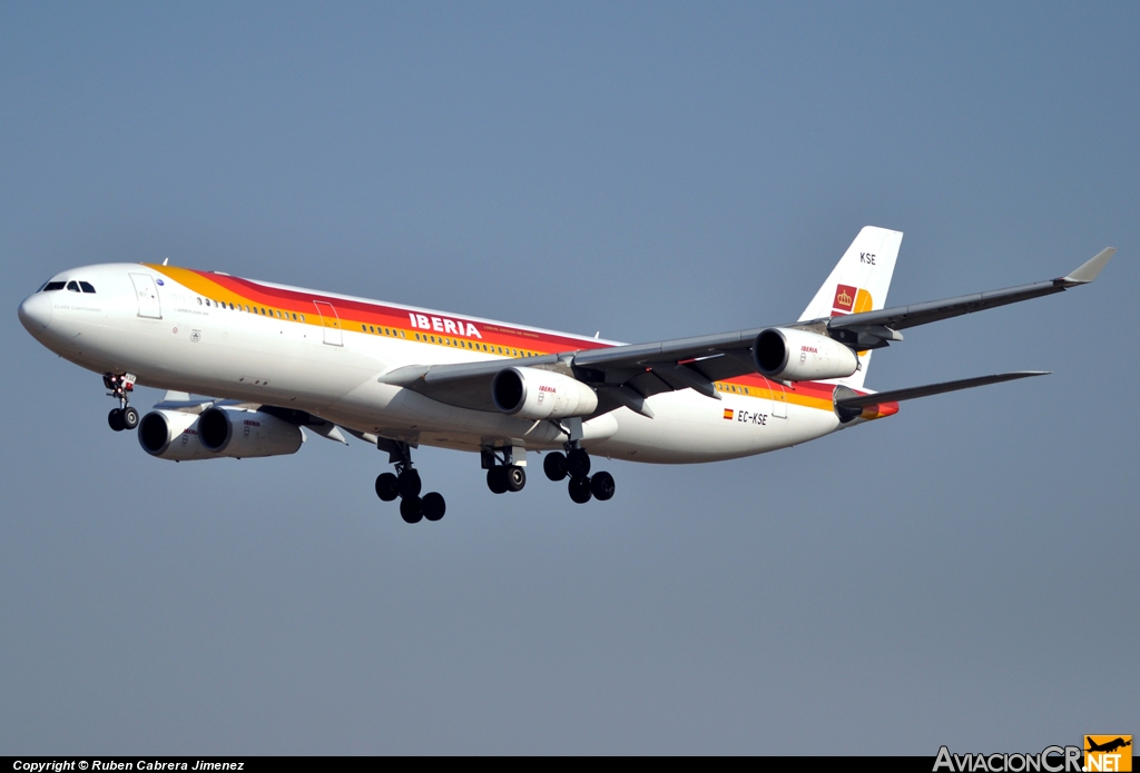 EC-KSE - Airbus A340-313X - Iberia