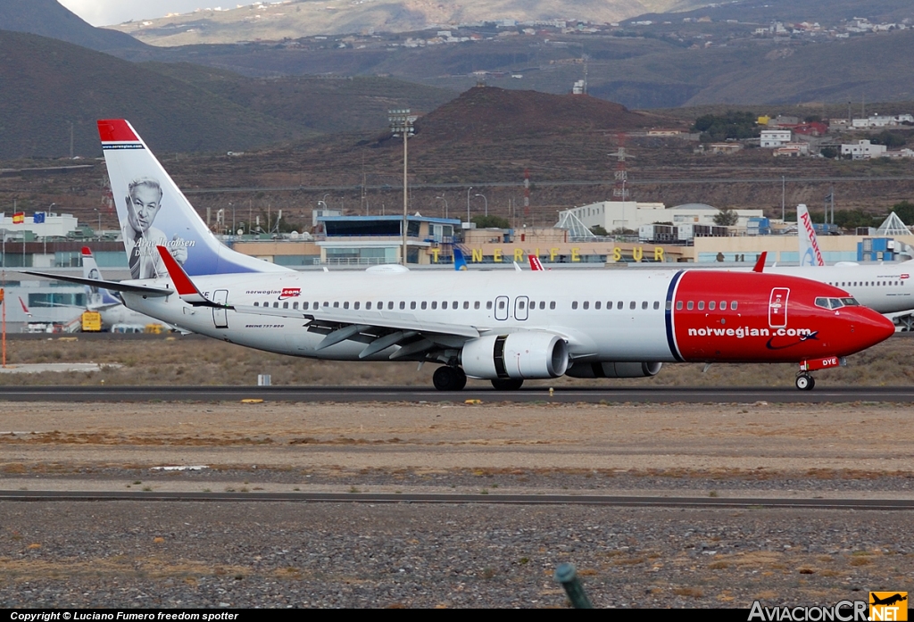 LN-DYE - Boeing 737-8JP - Norwegian Air Shuttle