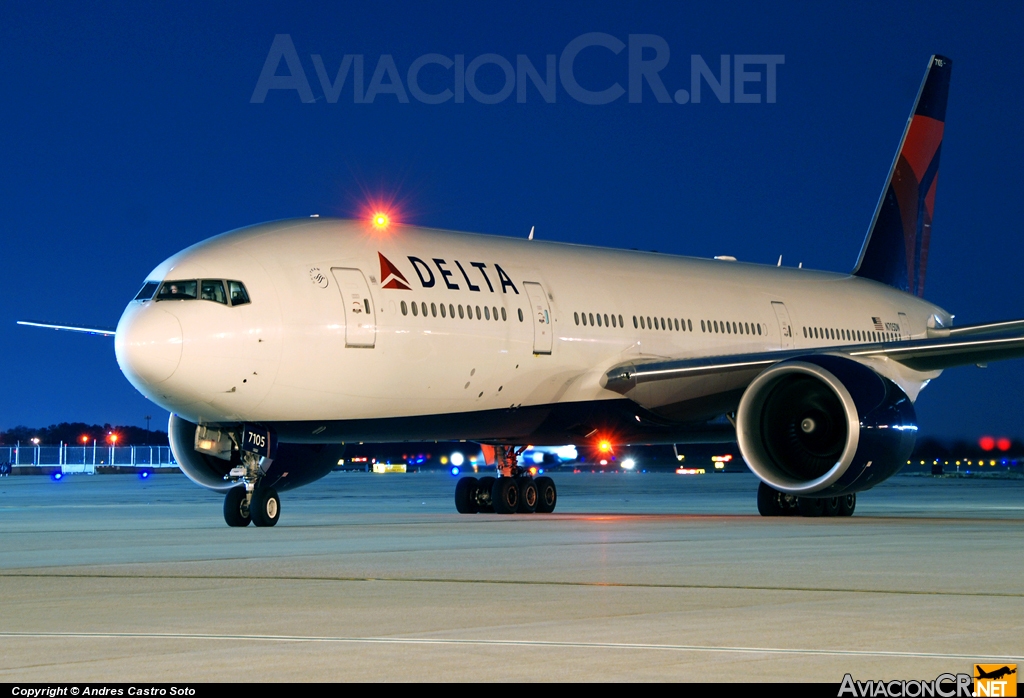 N705DN - Boeing 777-232/LR - Delta Air Lines