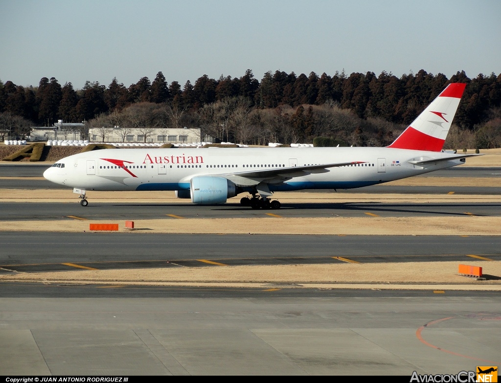 OE-LPC - Boeing 777-2Z9/ER - Austrian Airlines