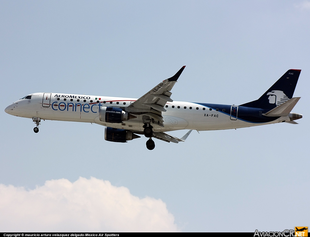 XA-FAC - Embraer ERJ-190-100IGW 190AR - AeroMexico Connect