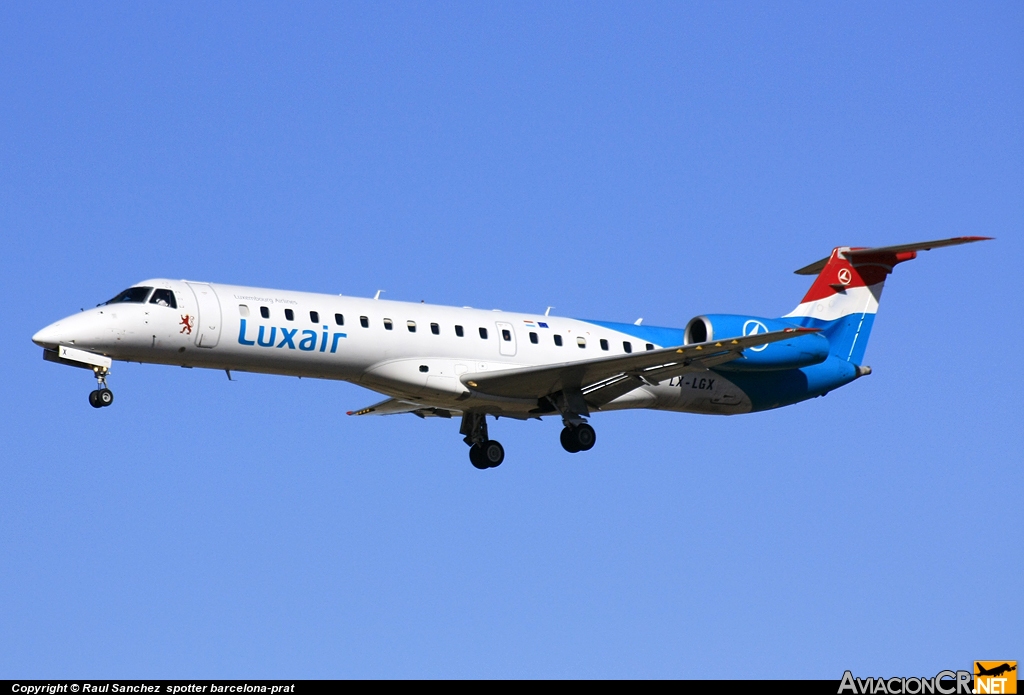LX-LGX - Embraer EMB-145LU (ERJ-145LU) - LUXAIR