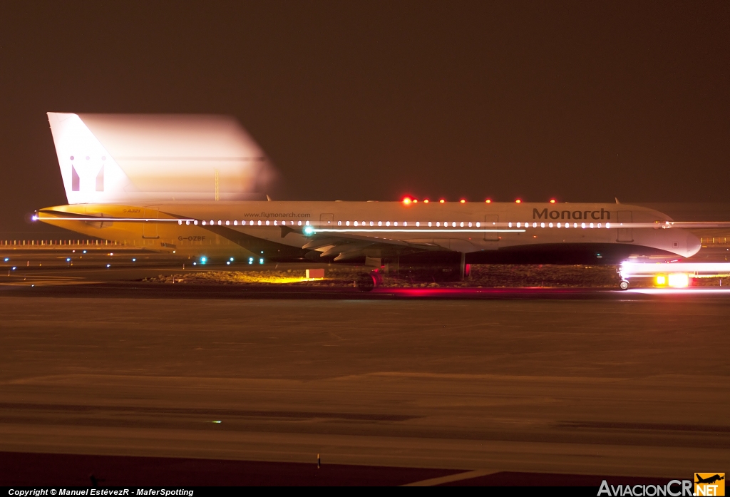 G-OZBF - Airbus A321-231 - Monarch Airlines