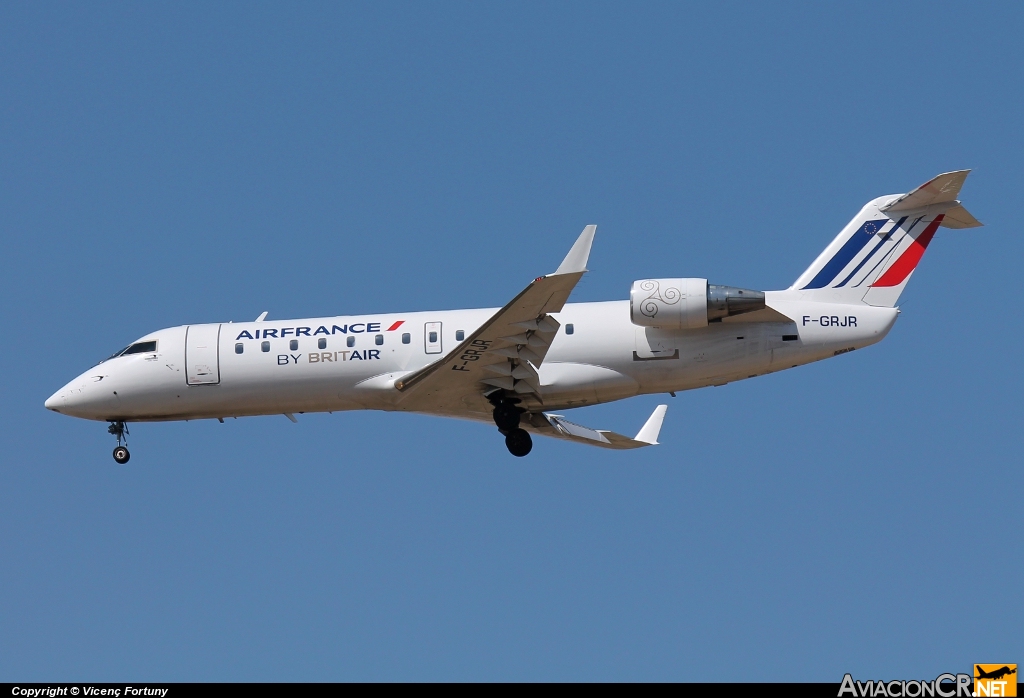 F-GRJR - Bombardier CRJ-100ER - Air France (Brit Air)