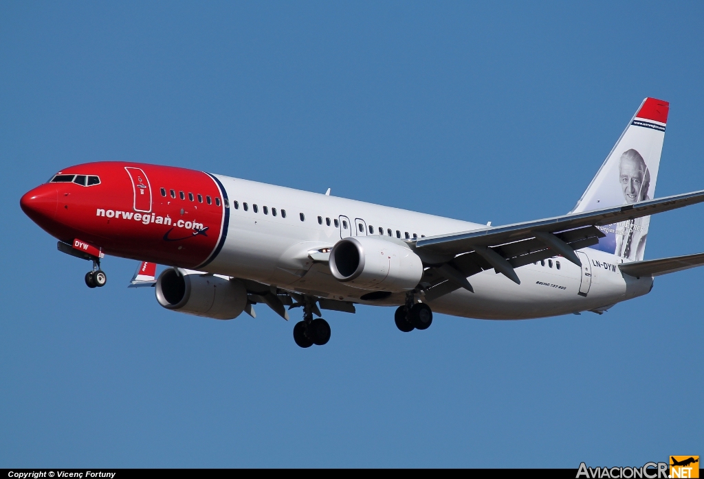 LN-DYW - Boeing 737-86J - Norwegian Air Shuttle