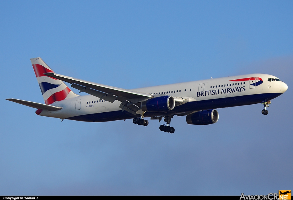 G-BNWT - Boeing 767-336/ER - British Airways
