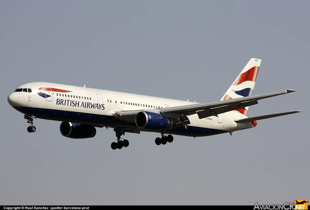 G-BNWZ - Boeing 767-336(ER) - British Airways