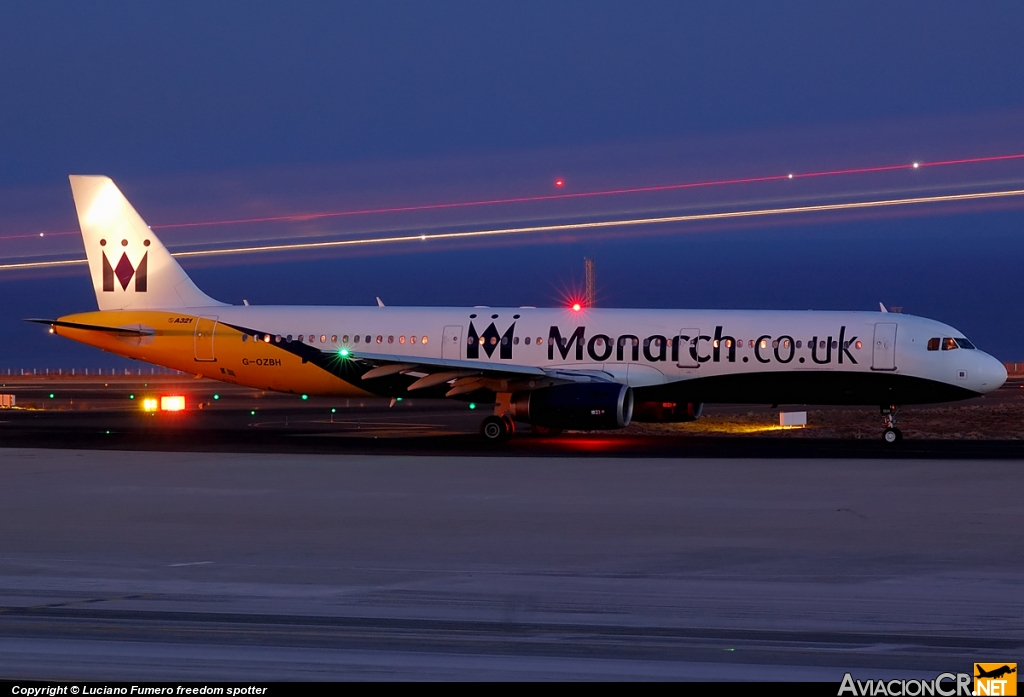 G-OZBH - Airbus A321-231 - Monarch Airlines
