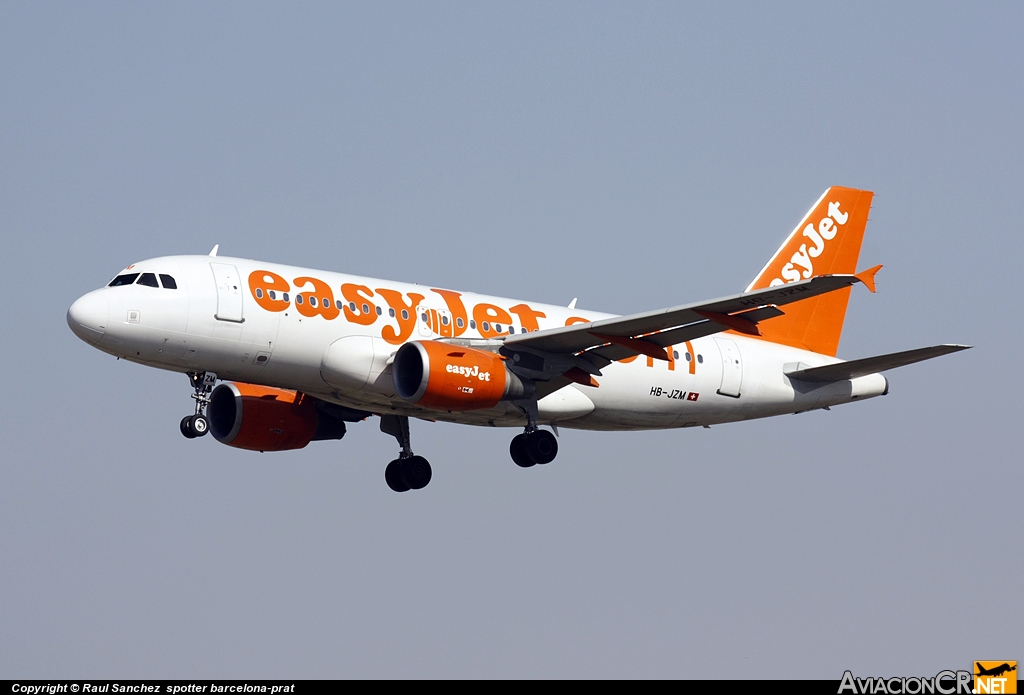 HB-JZM - Airbus A319-111 - EasyJet Airline