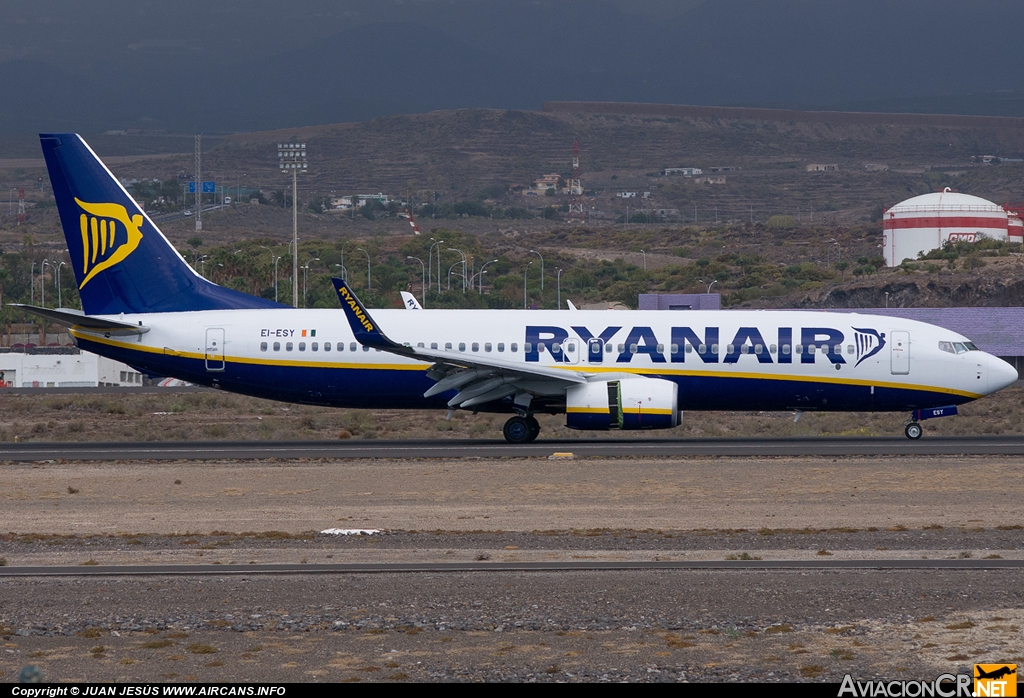 EI-ESY - Boeing 737-8AS - Ryanair