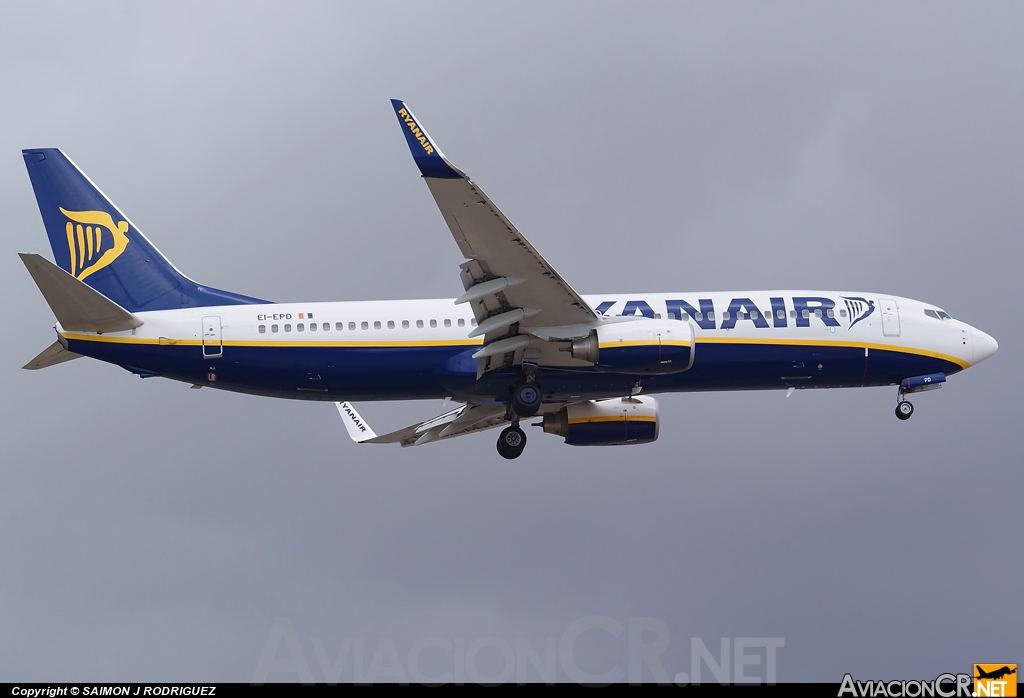 EI-EPD - Boeing 737-8AS - Ryanair