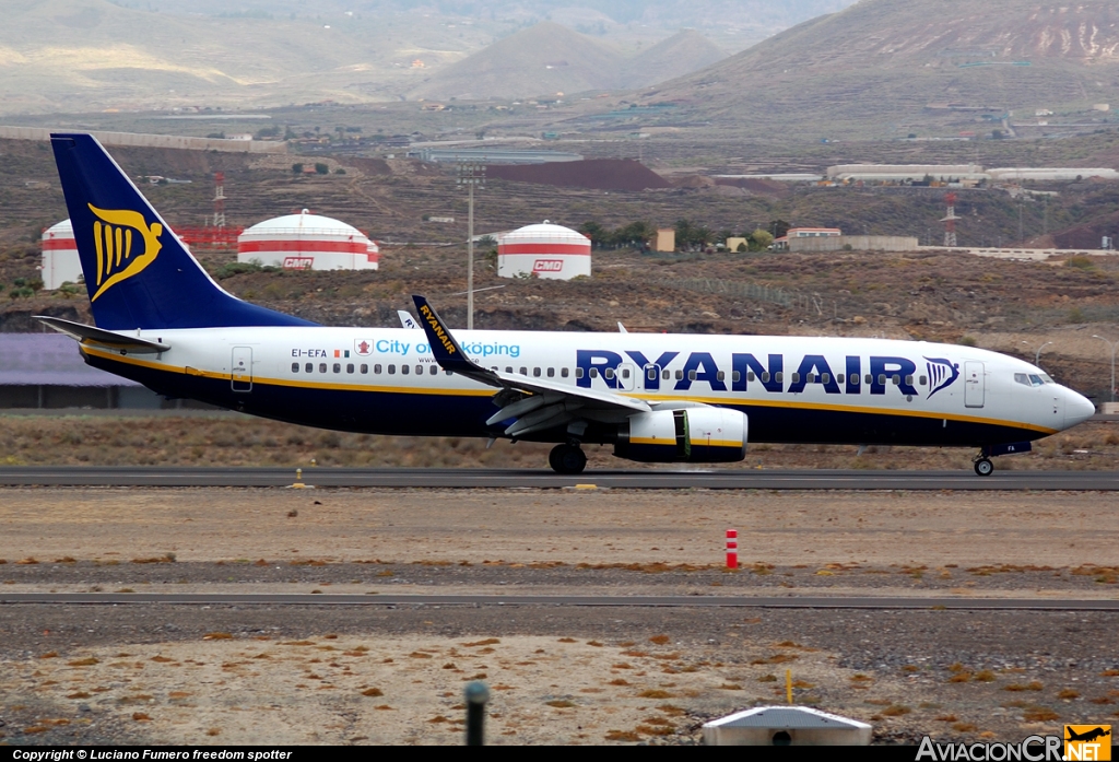 EI-EFA - Boeing 737-8AS - Ryanair