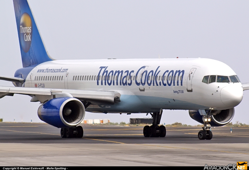G-FCLB - Boeing 757-28A - Thomas Cook Airlines