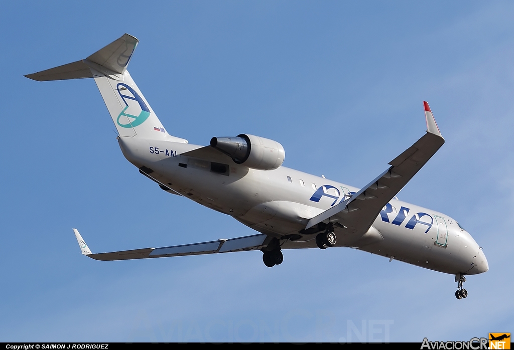 S5-AAI - Bombardier CRJ-200LR - Adria Airways