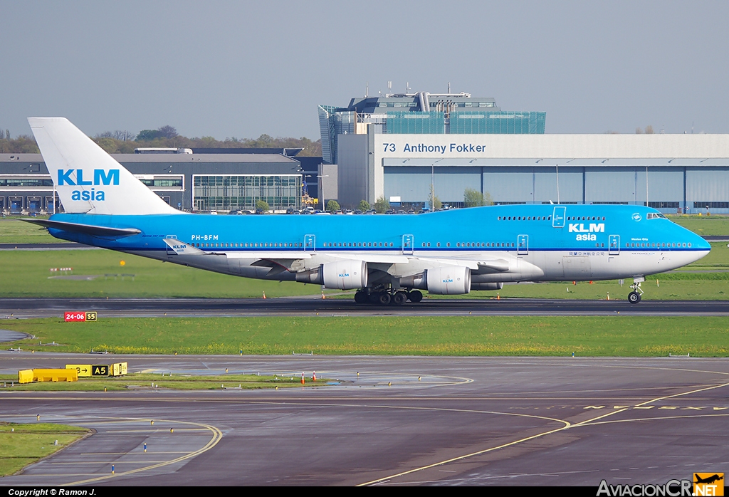 PH-BFM - Boeing 747-406M - KLM Asia