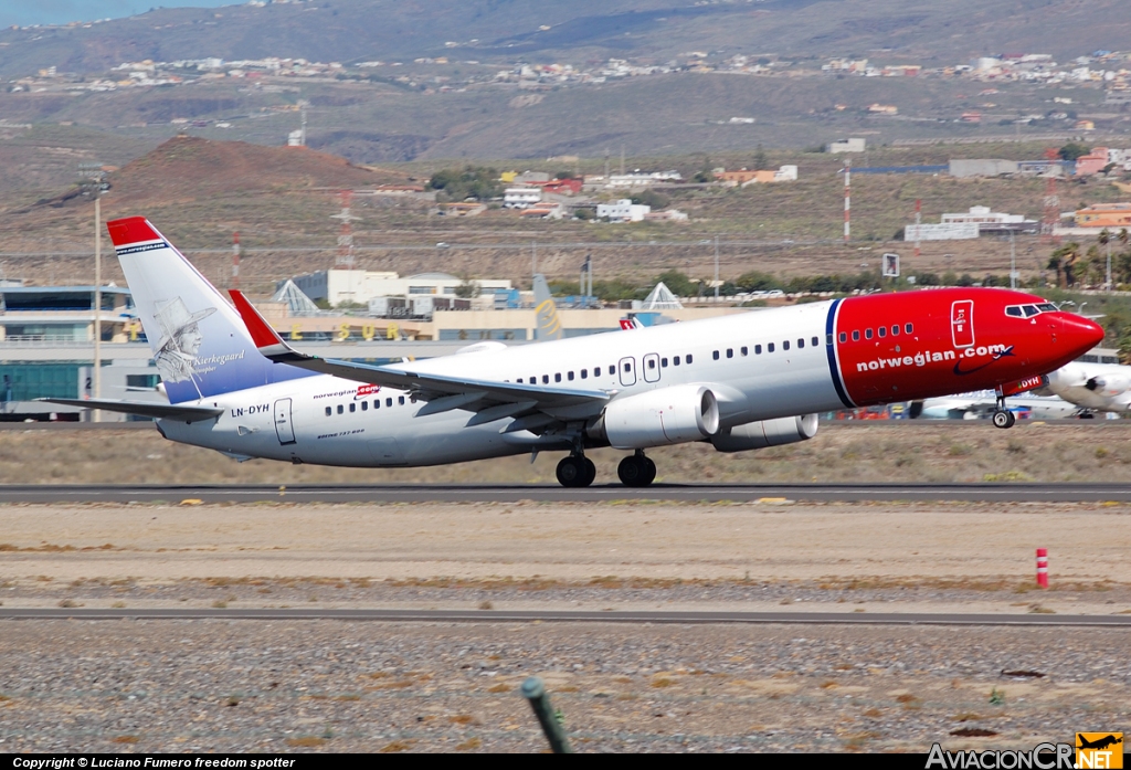 LN-DYH - Boeing 737-8JP - Norwegian Air Shuttle