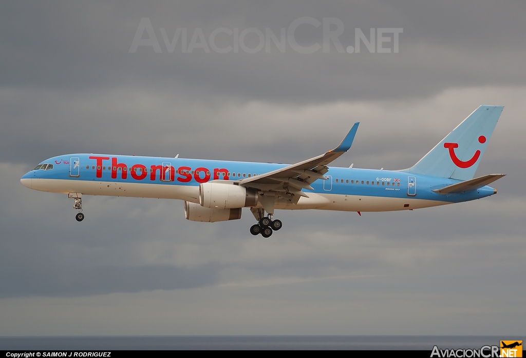 G-OOBF - Boeing 757-28A - Thomsonfly