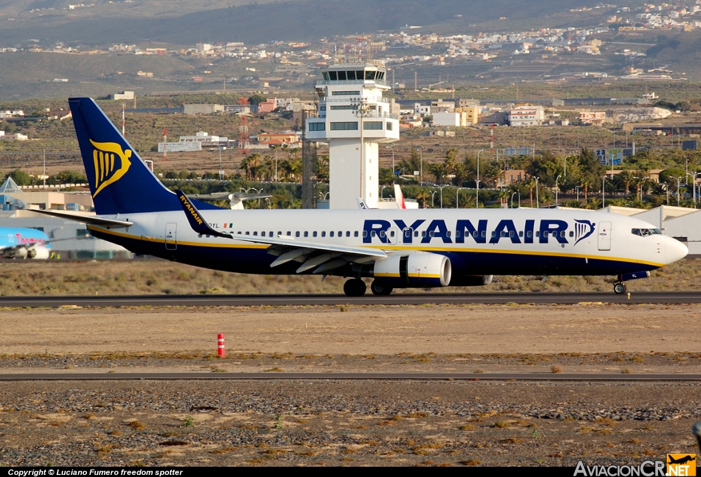 EI-DYL - Boeing 737-8AS - Ryanair