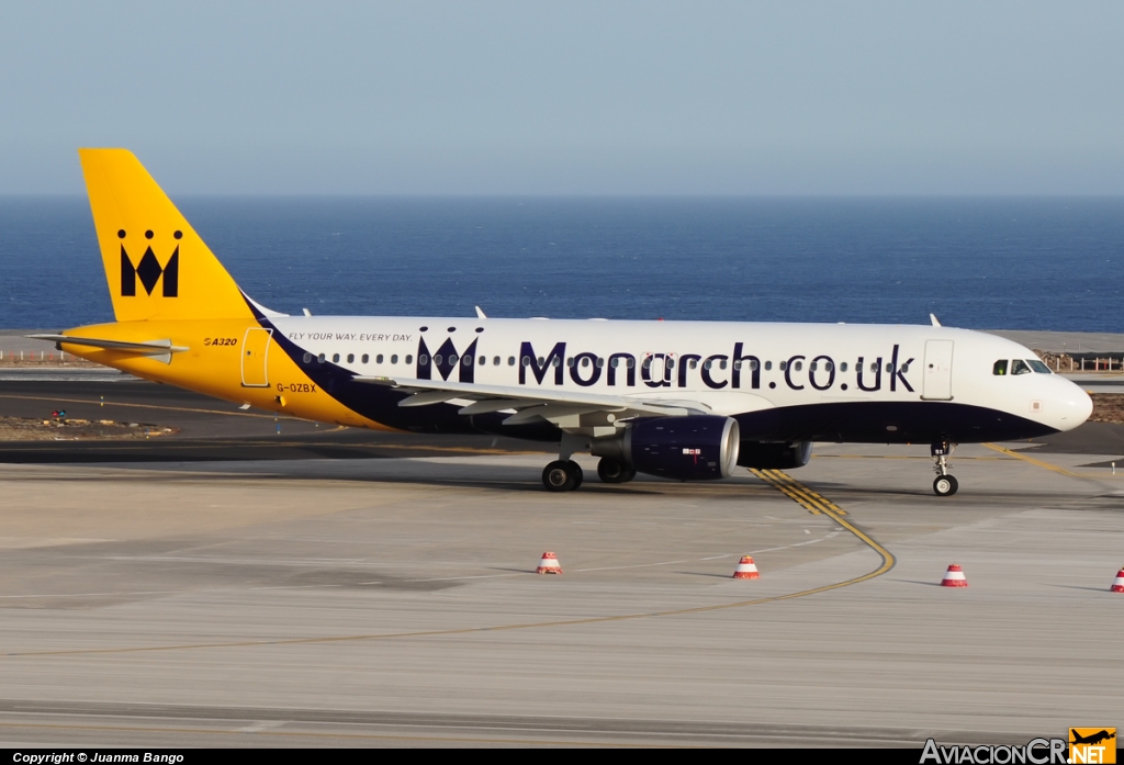 G-OZBX - Airbus A320-214 - Monarch Airlines