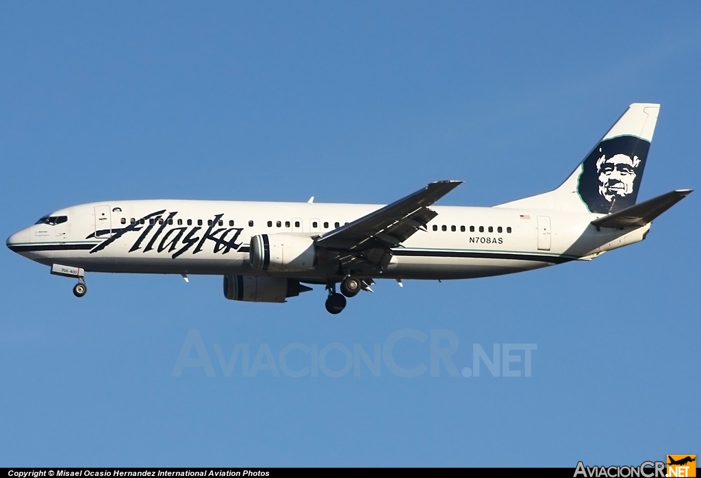 N708AS - Boeing 737-490 - Alaska Airlines