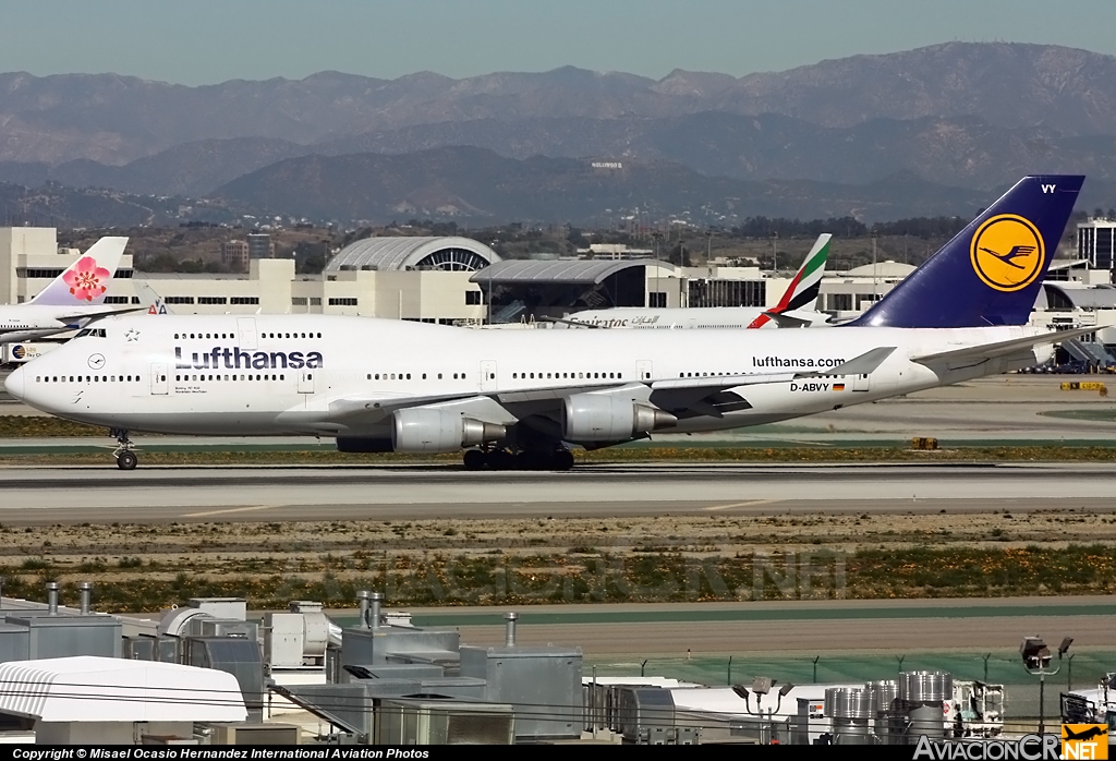 D-ABVY - Boeing 747-430 - Lufthansa