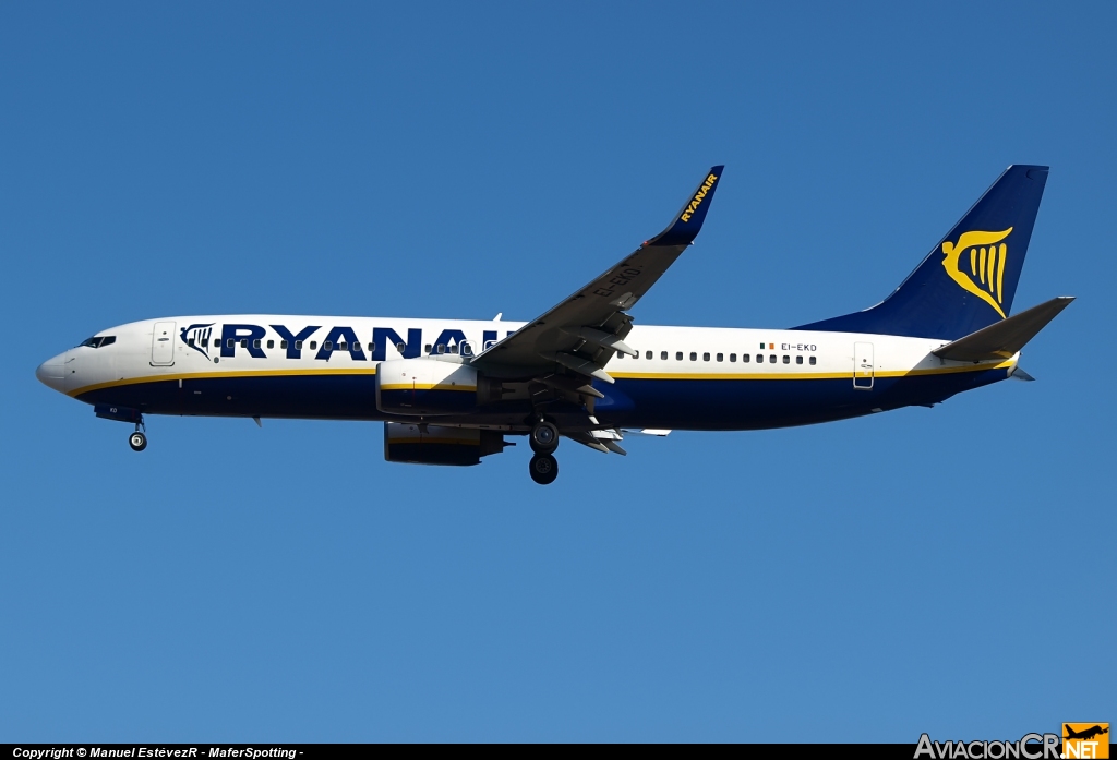EI-EKD - Boeing 737-8AS - Ryanair