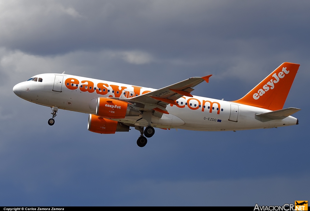 G-EZDO - Airbus A319-111 - EasyJet Airline