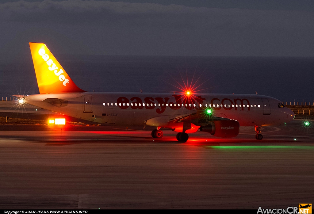 G-EZUF - Airbus A320-214 - EasyJet Airline