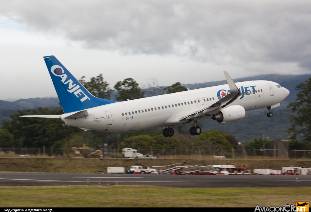 F-GZHB - Boeing 737-8GJ - CanJet Airlines
