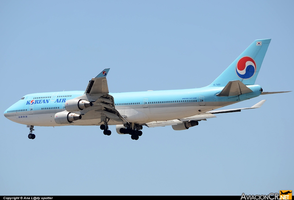 HL7491 - Boeing 747-4B5 - Korean Air