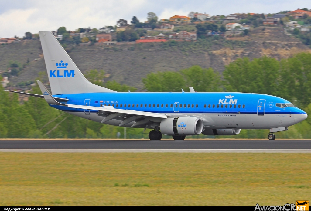 PH-BGD - Boeing 737-7K2 - KLM - Royal Dutch Airlines