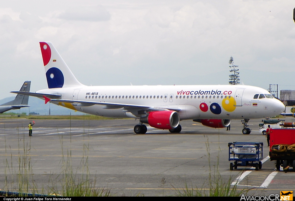 HK-4818 - Airbus A320-214 - Viva Colombia