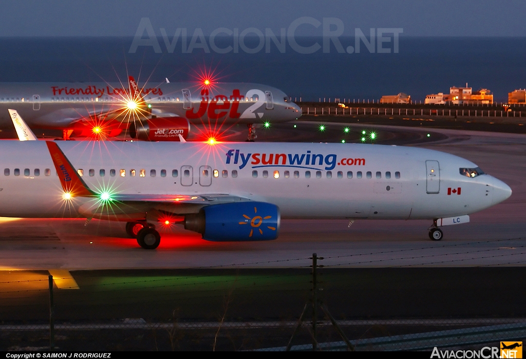 C-FYLC - Boeing 737-8BK - Sunwing Airlines