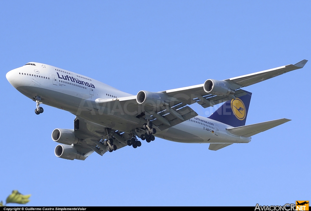 D-ABVD - Boeing 747-430 - Lufthansa