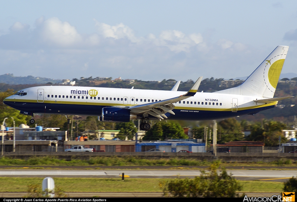 N738MA - Boeing 737-8Q8 - Miami Air