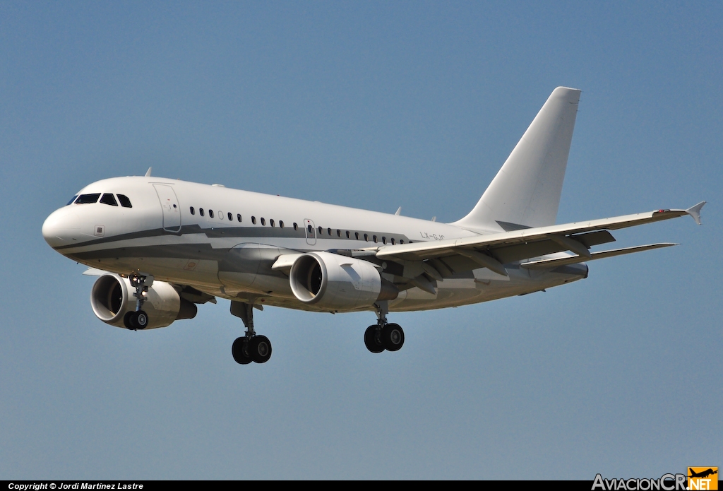 LX-GJC - Airbus A318-112(CJ) Elite - Global Jet Luxembourg