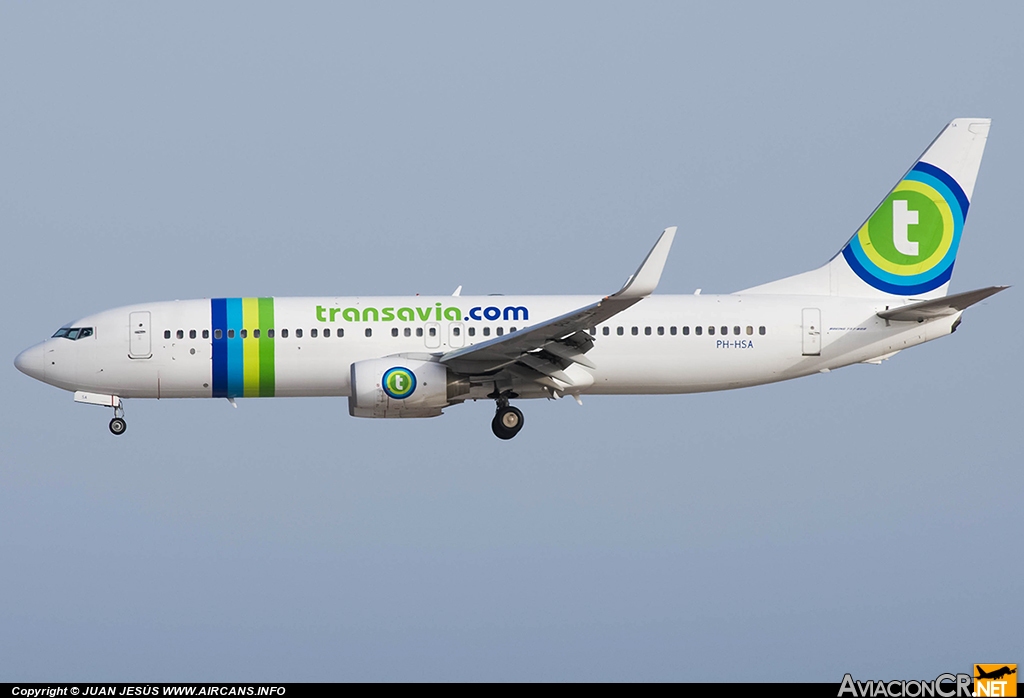 PH-HSA - Boeing 737-8K2 - Transavia Airlines