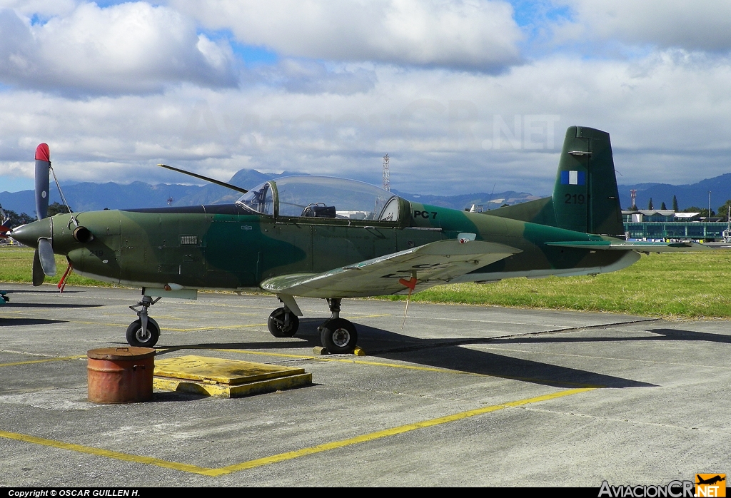FAG-219 - Pilatus PC-7 - Fuerza Aérea Guatemalteca