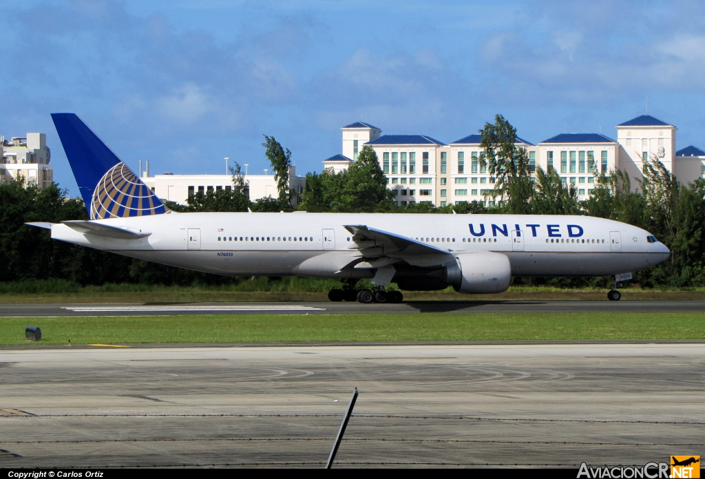 N76010 - Boeing 777-21B - United Airlines