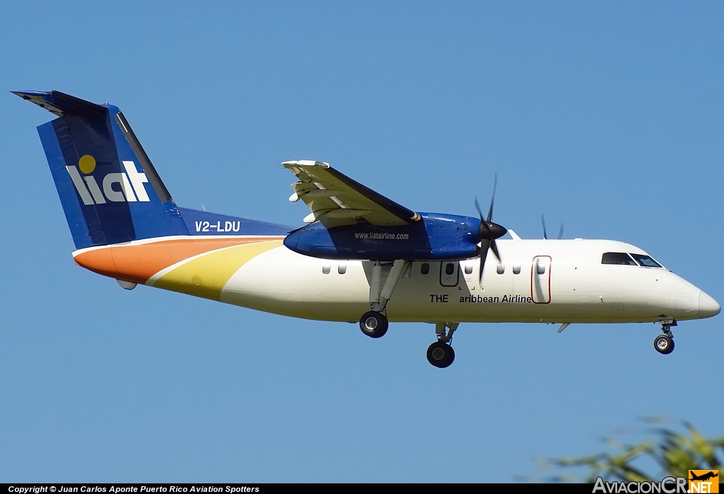 V2-LDU - De Havilland Canada DHC-8-100 Dash 8 - LIAT