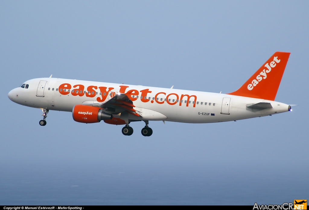 G-EZUF - Airbus A320-214 - EasyJet Airline