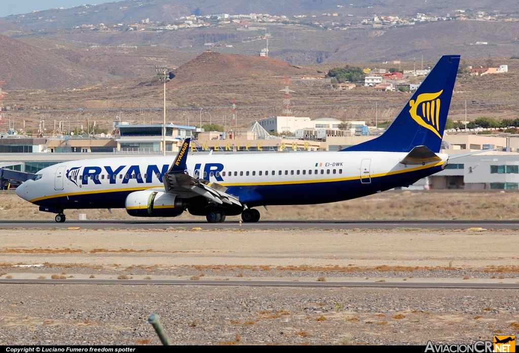 EI-DWK - Boeing 737-8AS - Ryanair