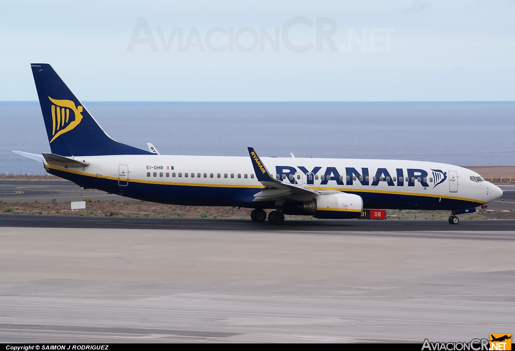 EI-DHR - Boeing 737-8AS - Ryanair