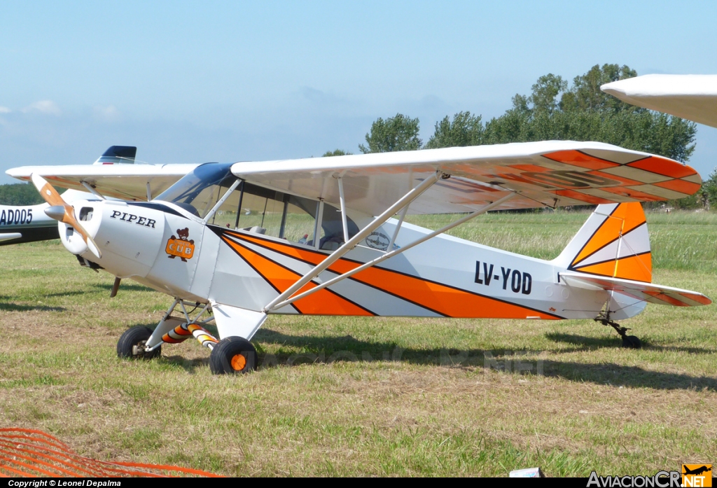 LV-YOD - Piper PA-11 - Aeroclub Miramar