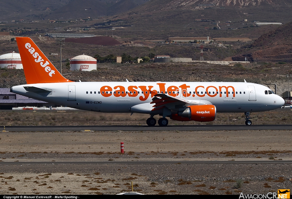G-EZWD - Airbus A320-214 - EasyJet