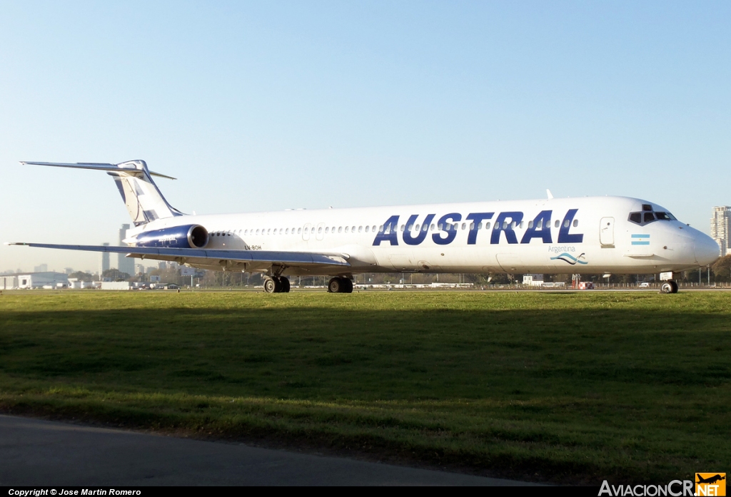 LV-BOH - McDonnell Douglas MD-88 - Austral Líneas Aéreas