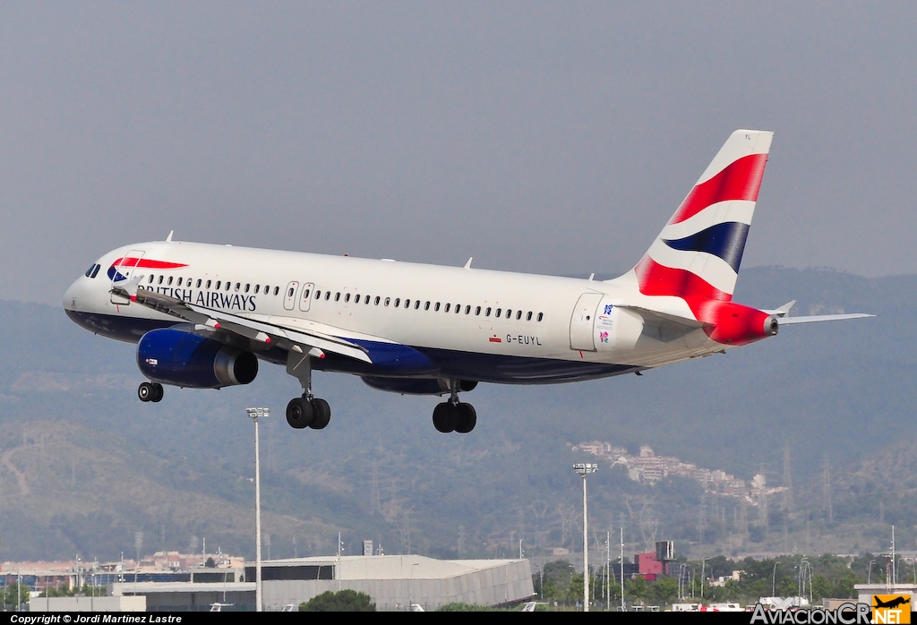 G-EUYL - Airbus A320-232 - British Airways