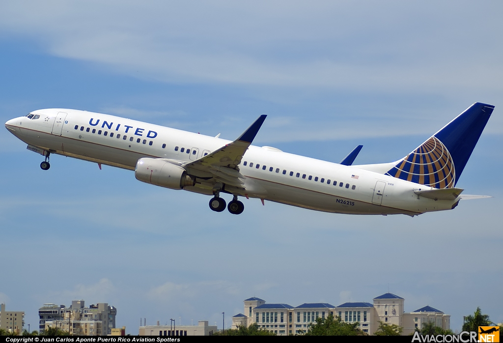 N26215 - Boeing 737-824 - United Airlines