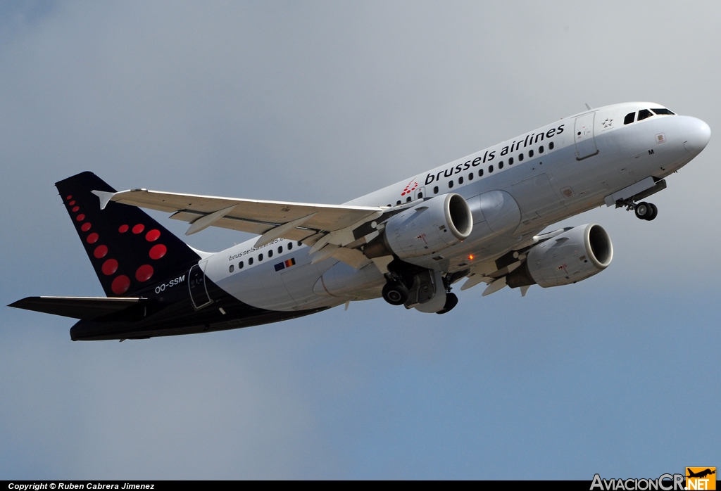 OO-SSM - Airbus A319-112 - Brussels airlines